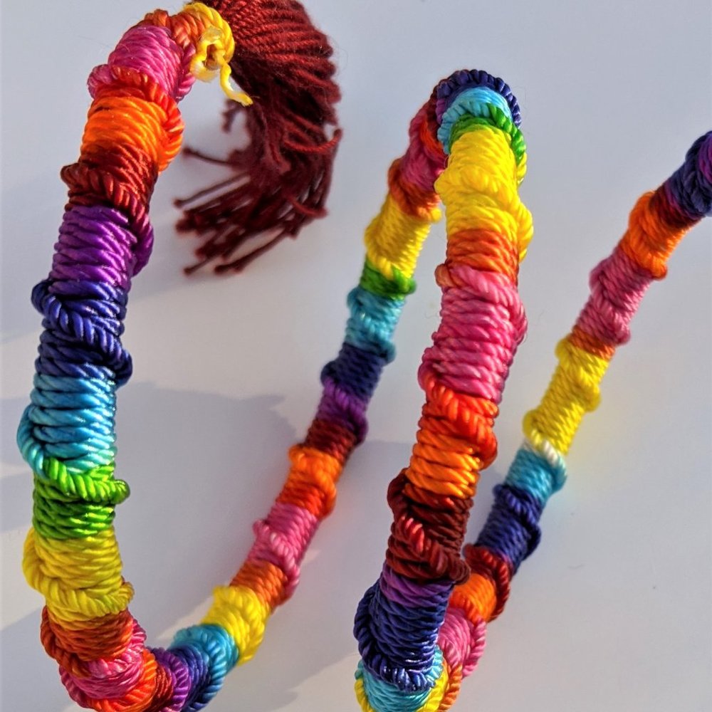 Rainbow 24 INCH Dreadlock Hair Wraps